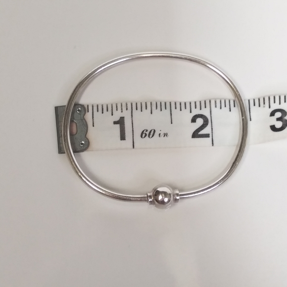 EDEN Hand Arts Cape Cod Sterling Silver Bangle Bracelet fits 7 to 7 1/2 wrists - Picture 11 of 11